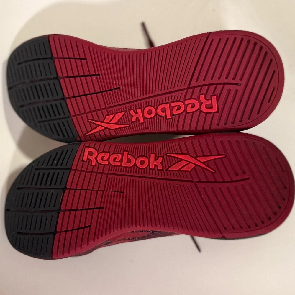 Reebok Nano x5 Women’s Gym shoes size 6 Black Cherry Retro Red like new worn 2x